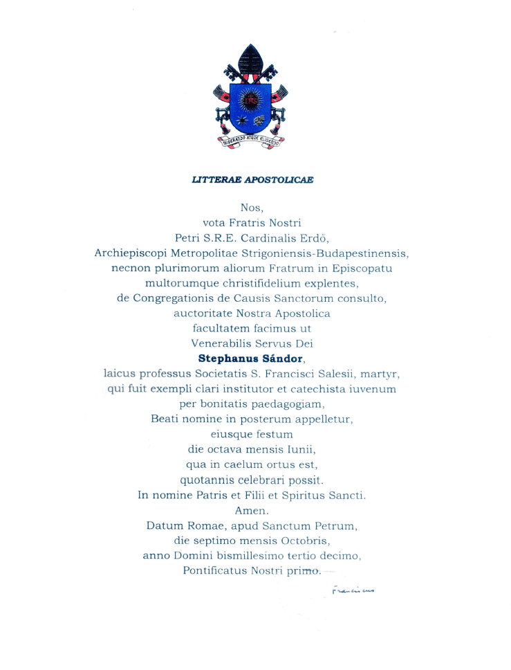 Litterae Apostolicae